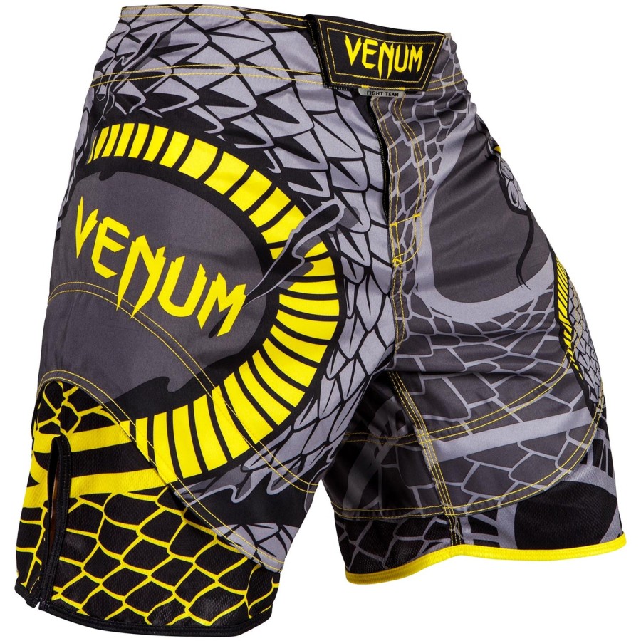 venum snaker fightshorts - sortgul