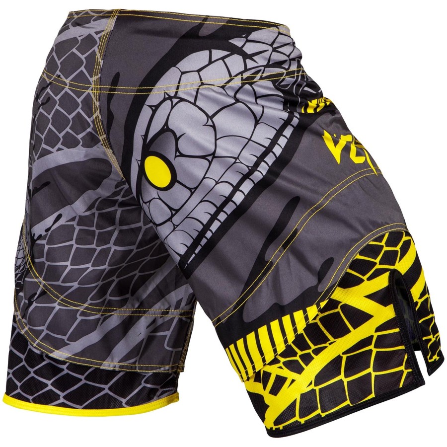 venum snaker fightshorts - sortgul