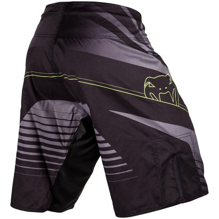 venum sharp 3.0 kampshorts - sortneo gul