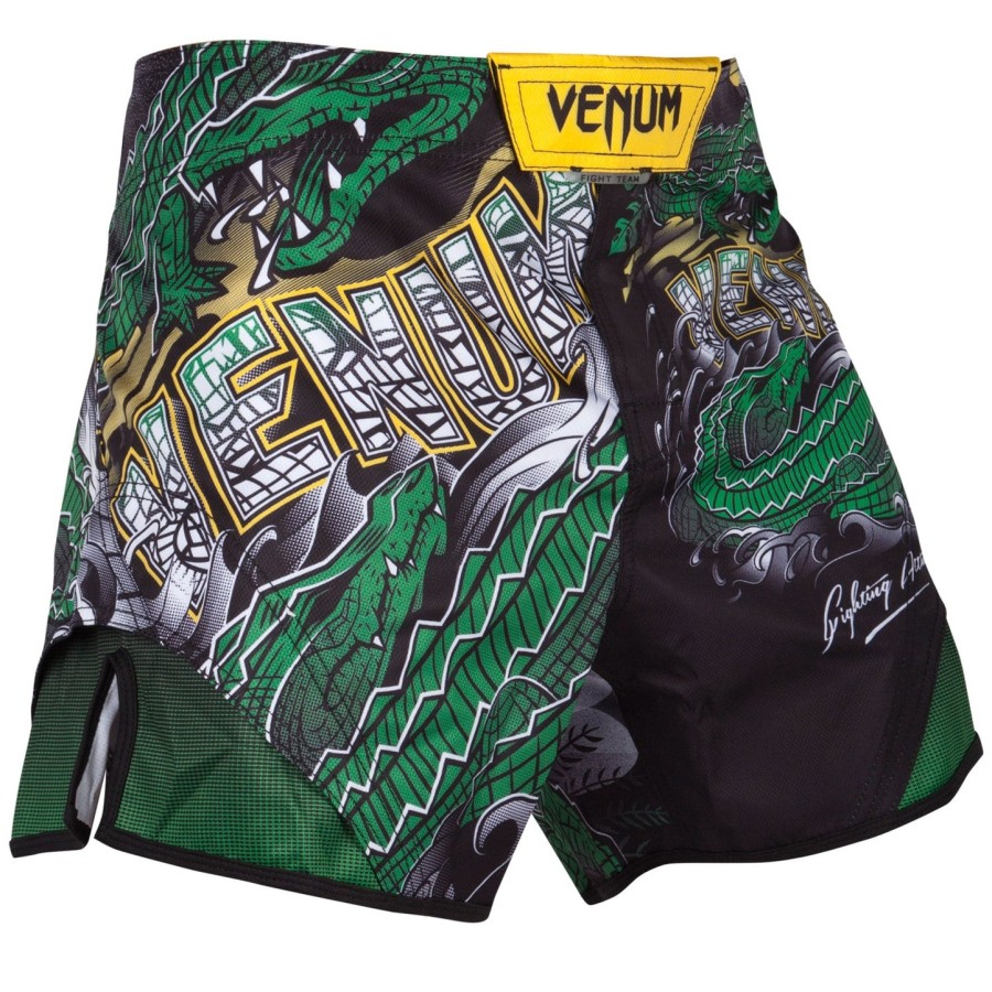 venum crocodile kampshorts - sortgrøn