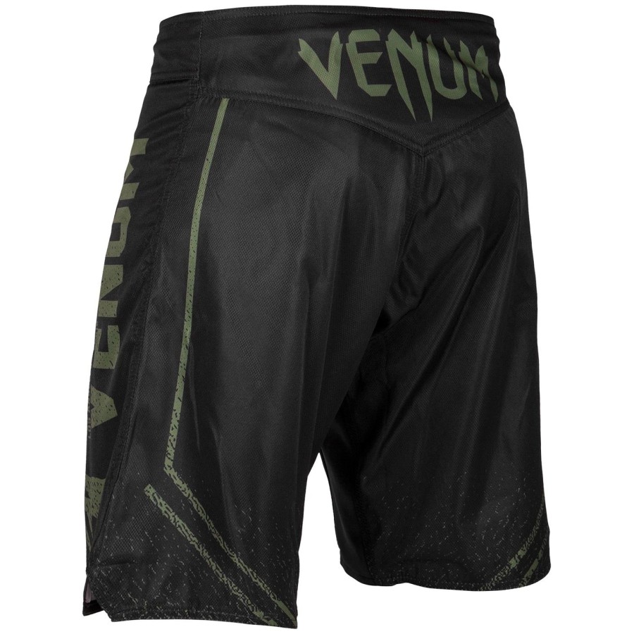 venum signature fightshorts - sortkhaki - eksklusiv