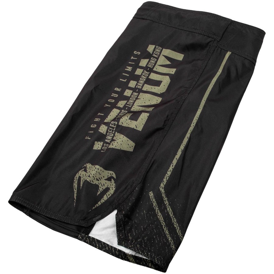 venum signature fightshorts - sortkhaki - eksklusiv