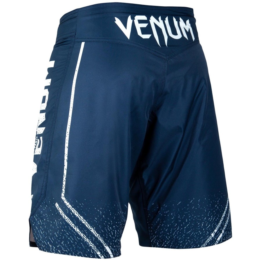 venum signature fightshorts - marineblåhvid