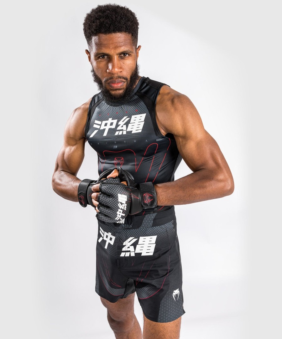 venum okinawa 3.0 kampshorts - sortrød