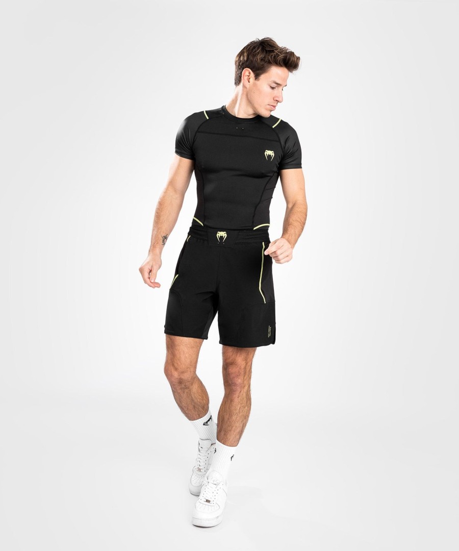 venum fusion 2.0 fightshorts - sortgul