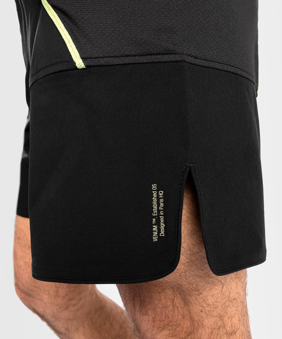 venum fusion 2.0 fightshorts - sortgul