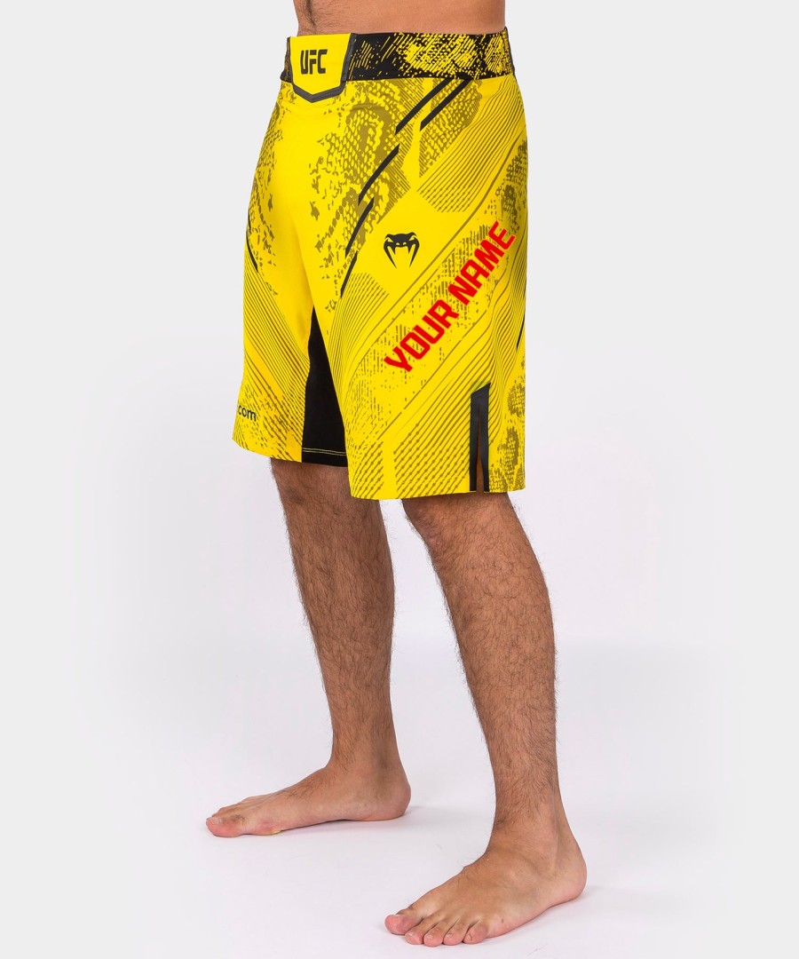 ufc adrenaline af venum personlig autentisk fight night herre kampdragt kort - lang pasform - gul