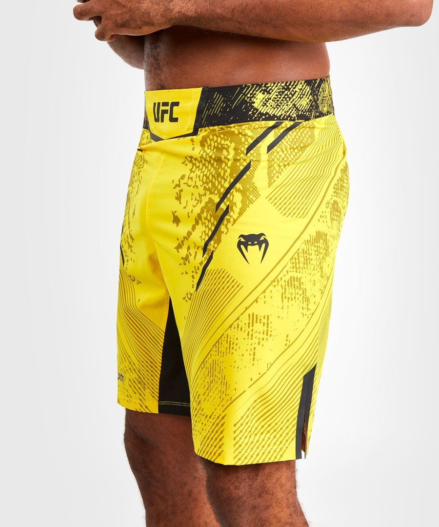 ufc adrenaline af venum personlig autentisk fight night herre kampdragt kort - lang pasform - gul
