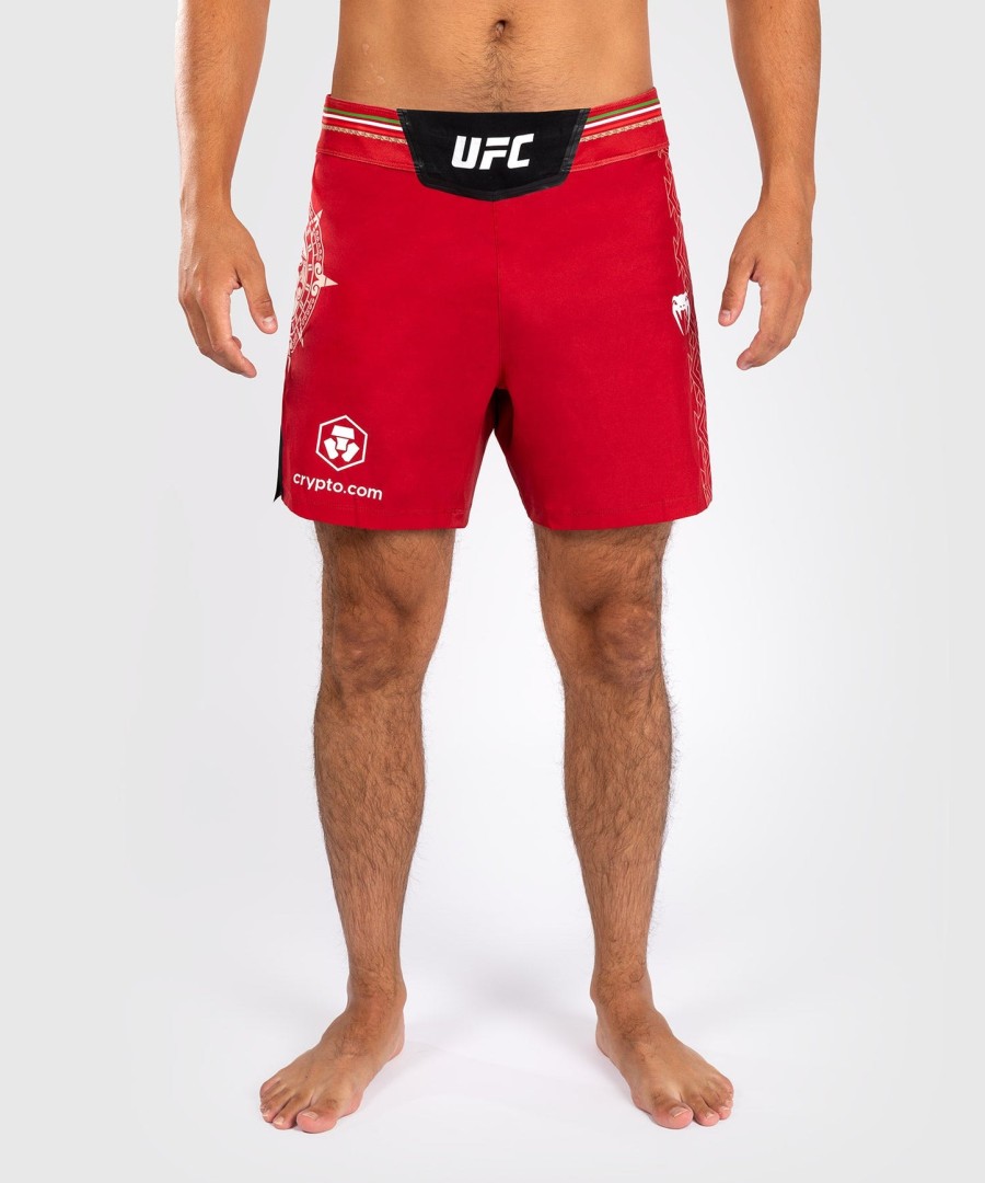noche ufc by venum authentic fight night herre kampshorts - kort pasform - rød