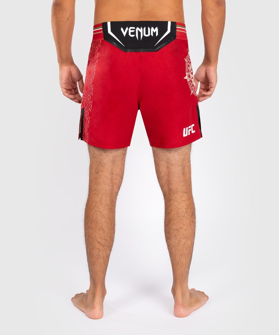noche ufc by venum authentic fight night herre kampshorts - kort pasform - rød