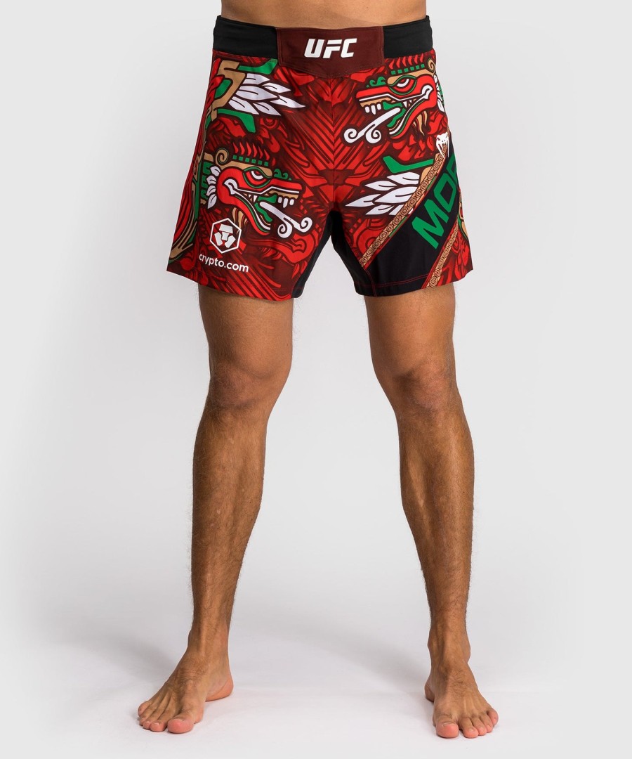 herre ufc unrivaled by venum rød brandon moreno short fit kampshorts