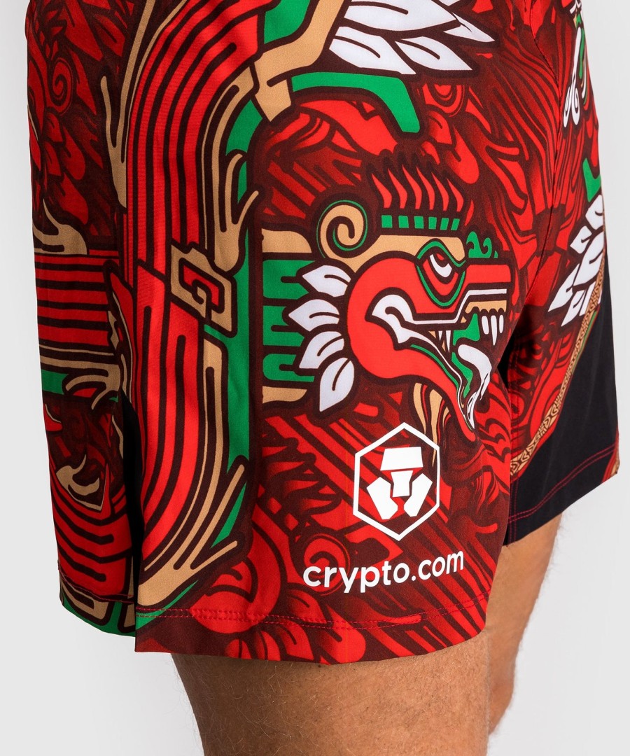 herre ufc unrivaled by venum rød brandon moreno short fit kampshorts
