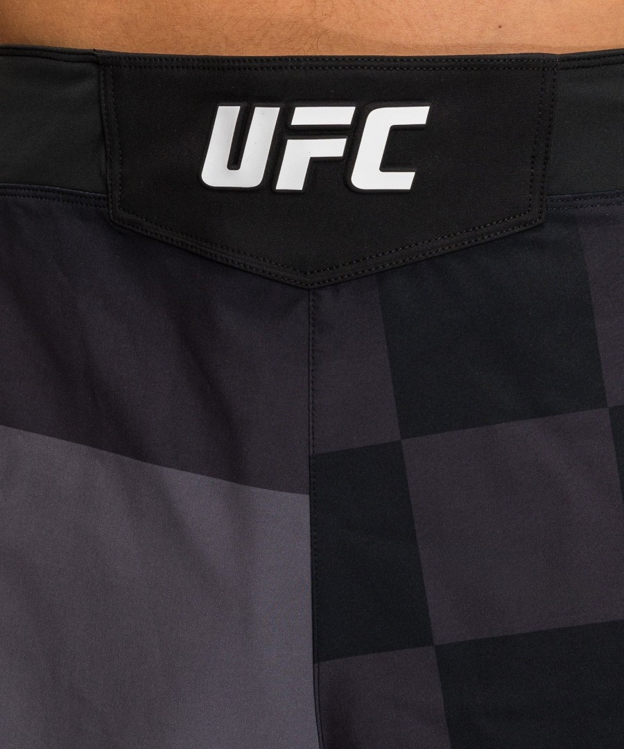 herre ufc unrivaled by venum black stipe miocic short fit fight shorts