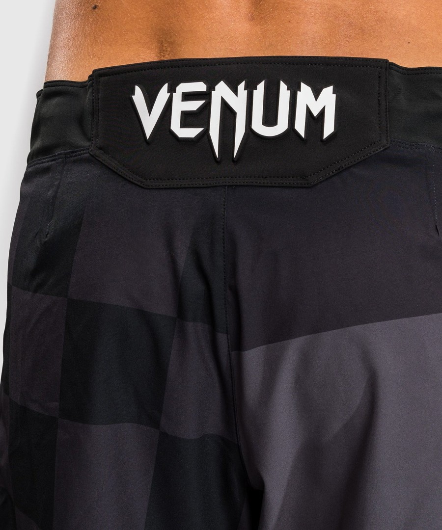 herre ufc unrivaled by venum black stipe miocic short fit fight shorts