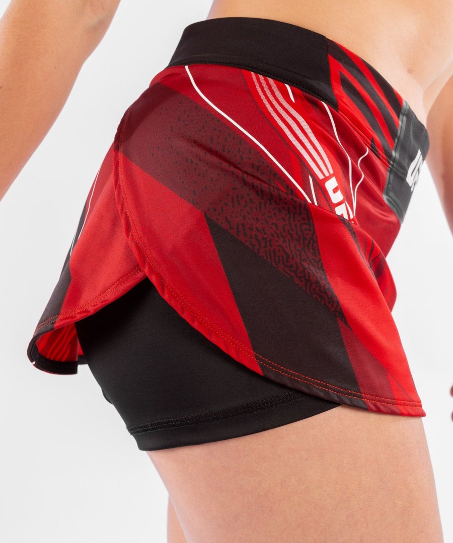 ufc venum authentic fight night dame skort - rød
