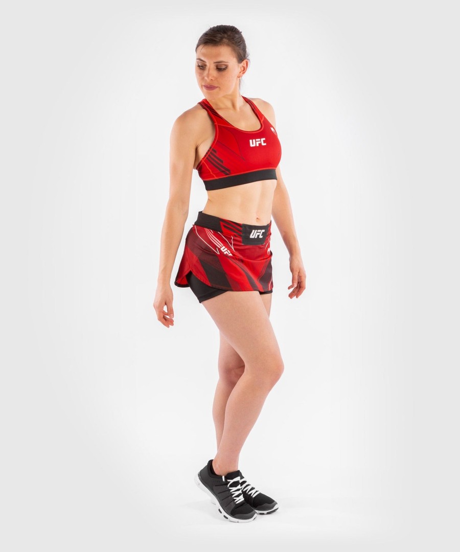 ufc venum authentic fight night dame skort - rød