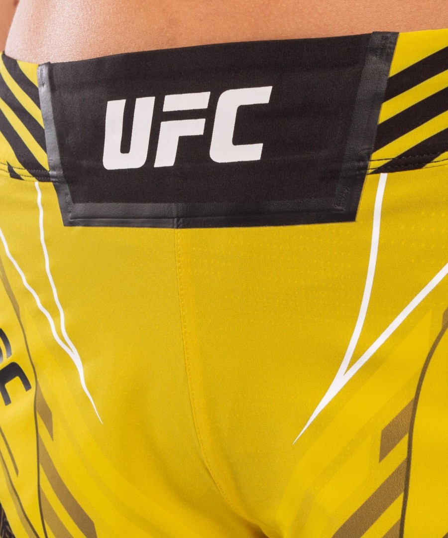 ufc venum authentic fight night dameshorts - kort pasform - gul