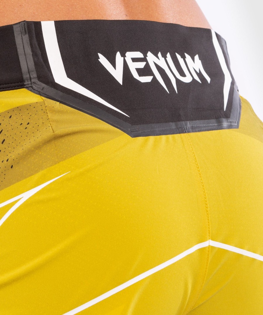 ufc venum authentic fight night dameshorts - kort pasform - gul