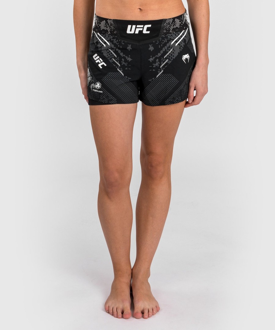 ufc adrenaline af venum personlige autentiske fight night kvinder kampshorts - sort