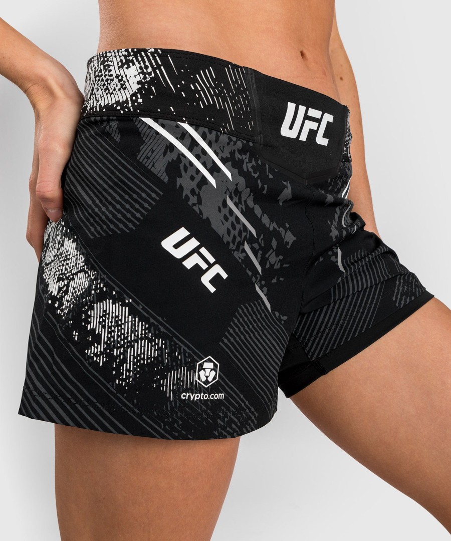 ufc adrenaline af venum personlige autentiske fight night kvinder kampshorts - sort