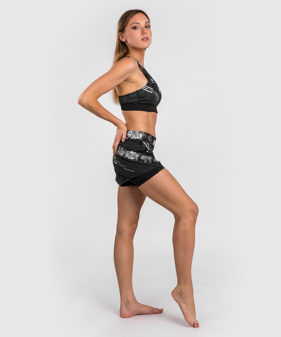 ufc adrenaline af venum personlige autentiske fight night kvinder kampshorts - sort
