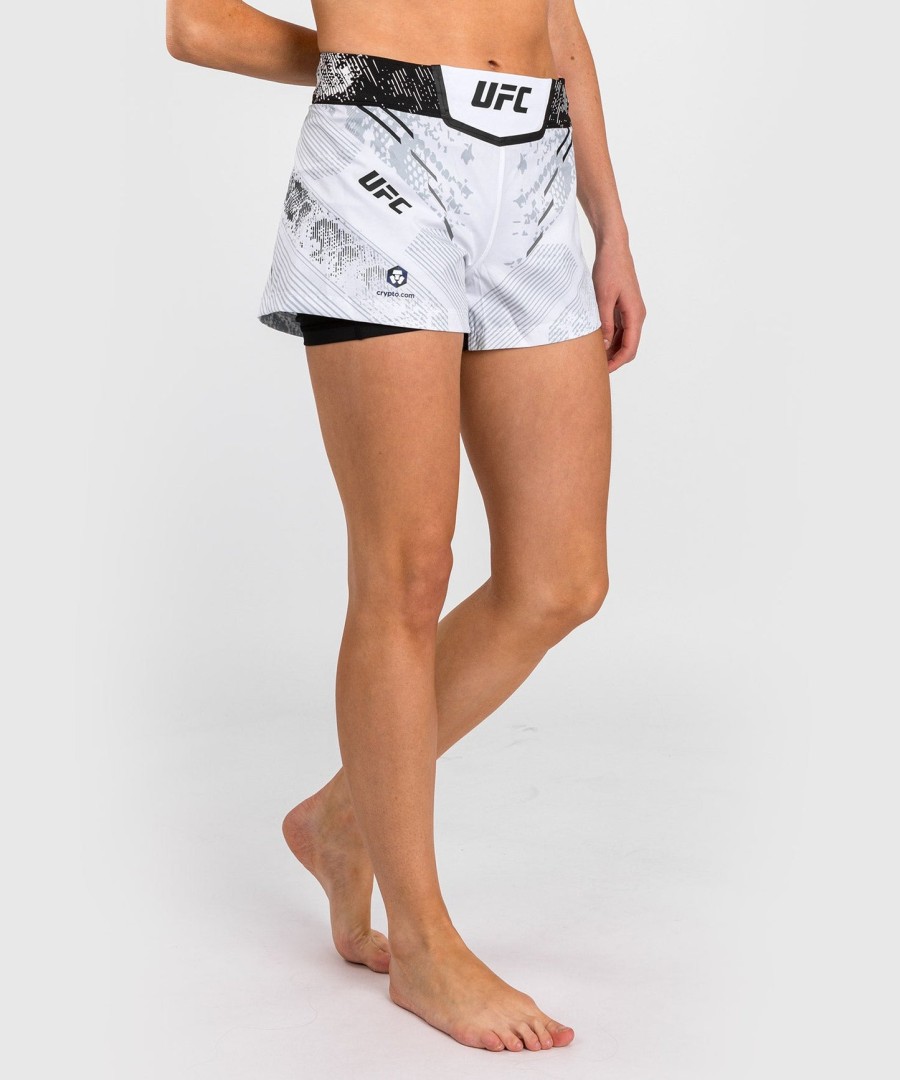 ufc adrenaline by venum authentic fight night dame kampshorts - hvide