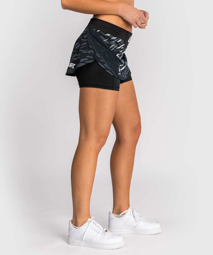 ufc fusion af venum authentic fight night dame skort - sort