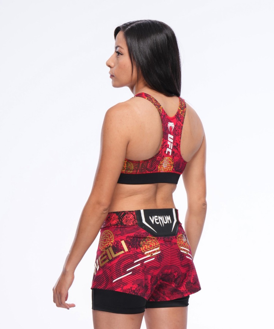 kvinder ufc uovertruffen af venum red zhang weili kampshorts