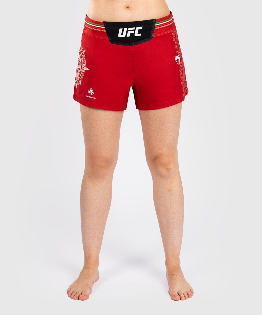 noche ufc by venum authentic fight night kvinders kampshorts - rød