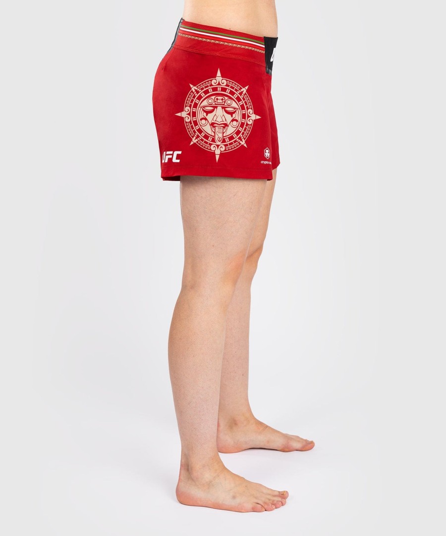 noche ufc by venum authentic fight night kvinders kampshorts - rød