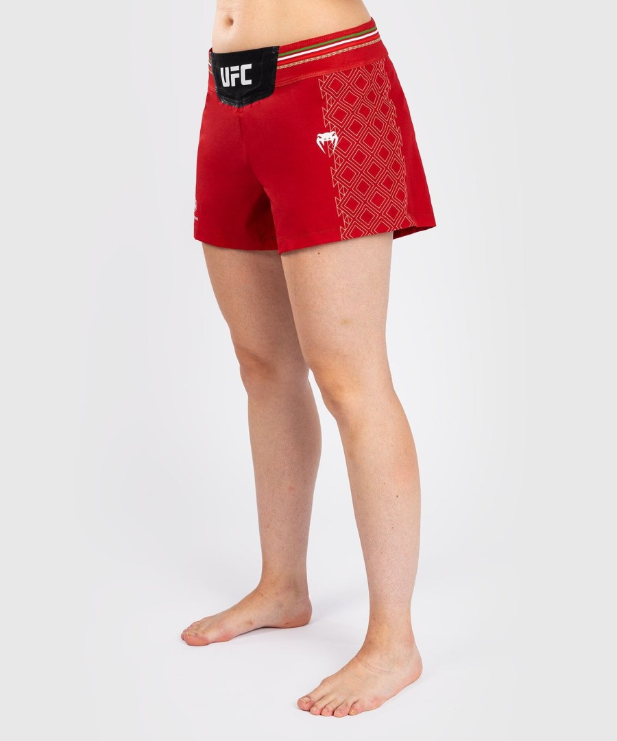noche ufc by venum authentic fight night kvinders kampshorts - rød