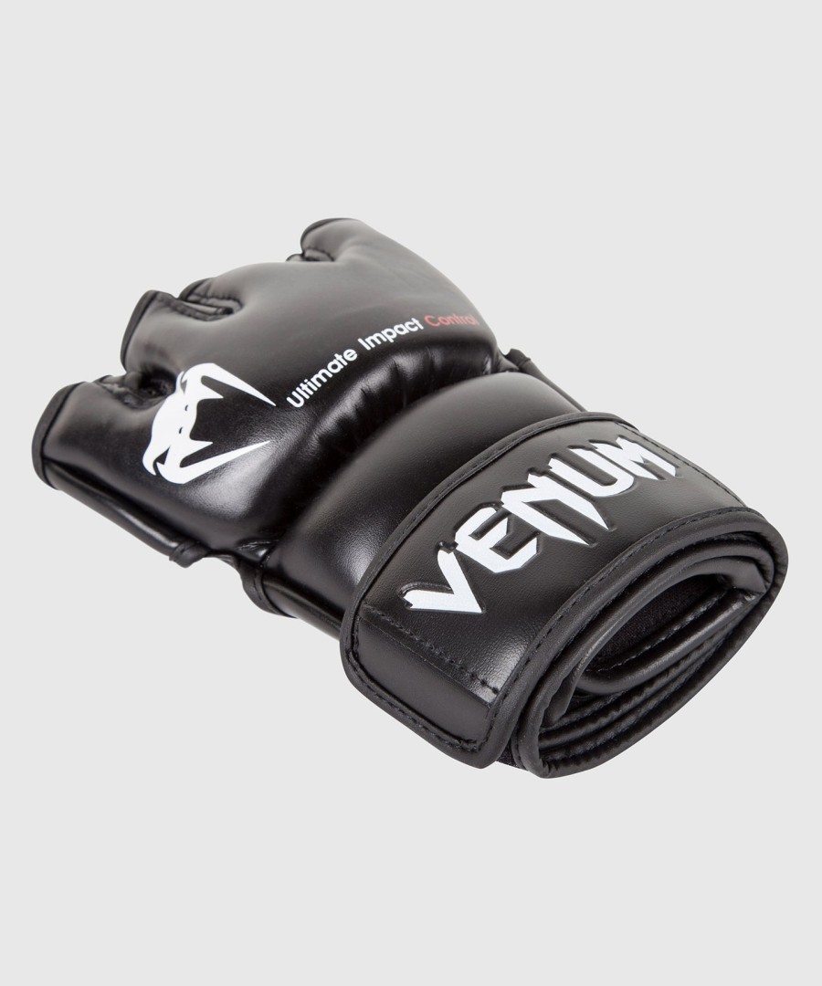 venum impact mma handsker - skintex læder - sort