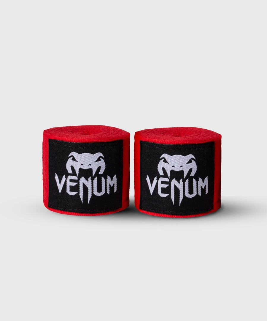 venum kontact boksehåndbind - rød - 4 m 157 tommer