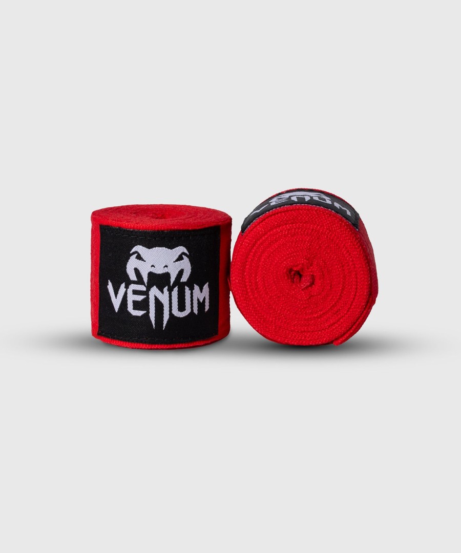 venum kontact boksehåndbind - rød - 25 m 98 tommer
