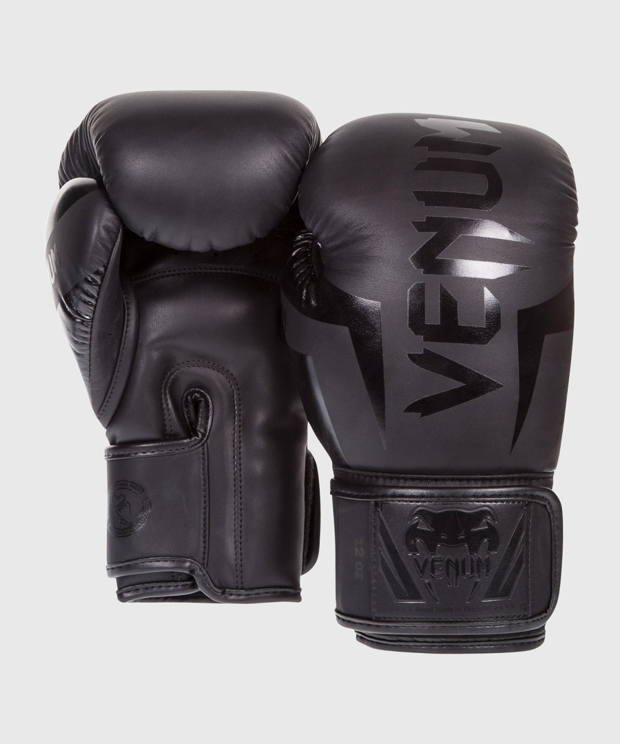 venum elite boksehandsker - sort