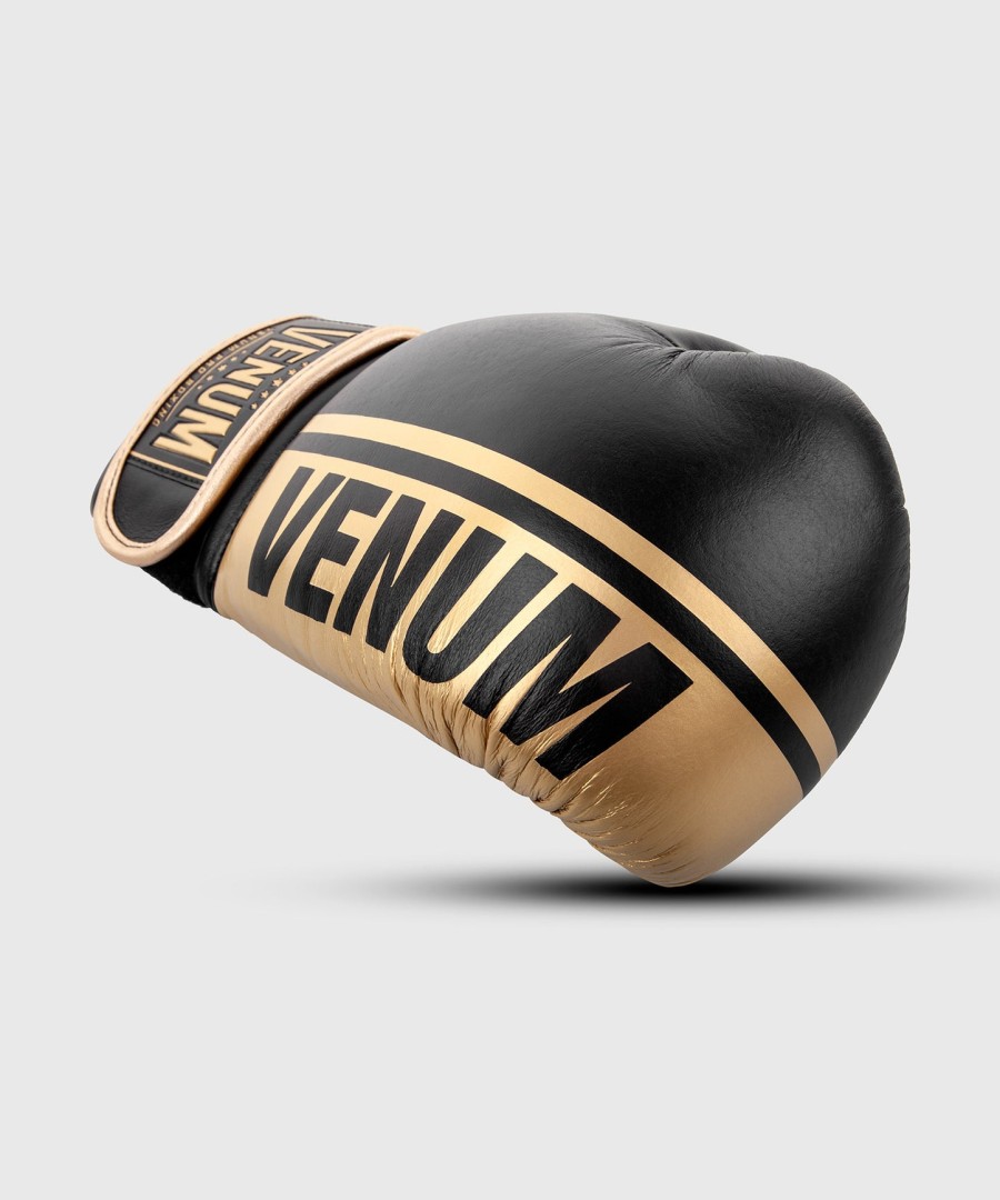 venum shield pro boksehandsker velcro - sortguld