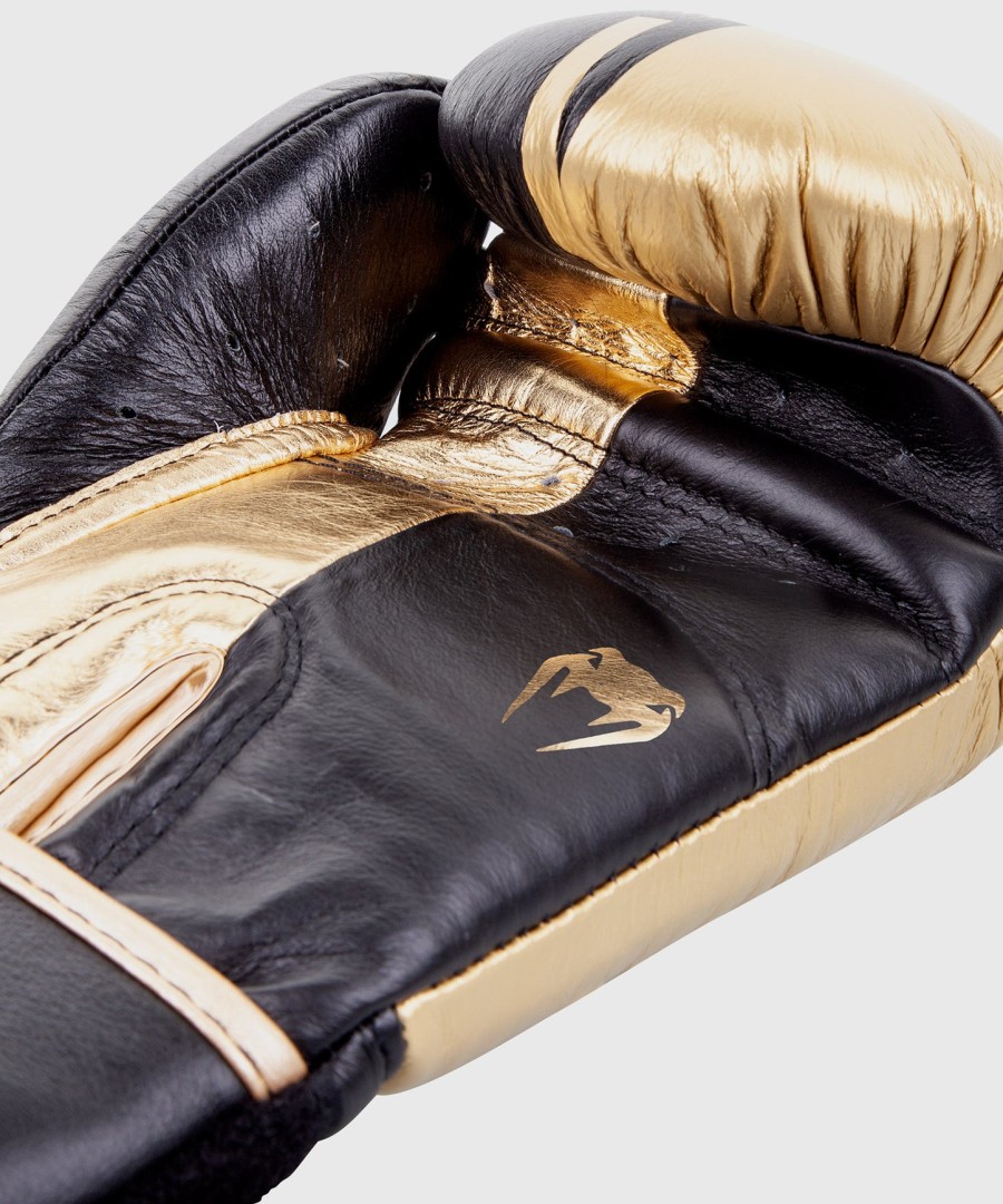 venum shield pro boksehandsker velcro - sortguld
