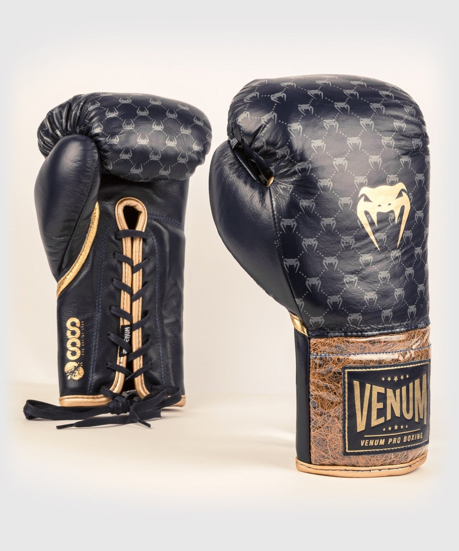 venum coco monogram pro lace up boksehandsker - state blue
