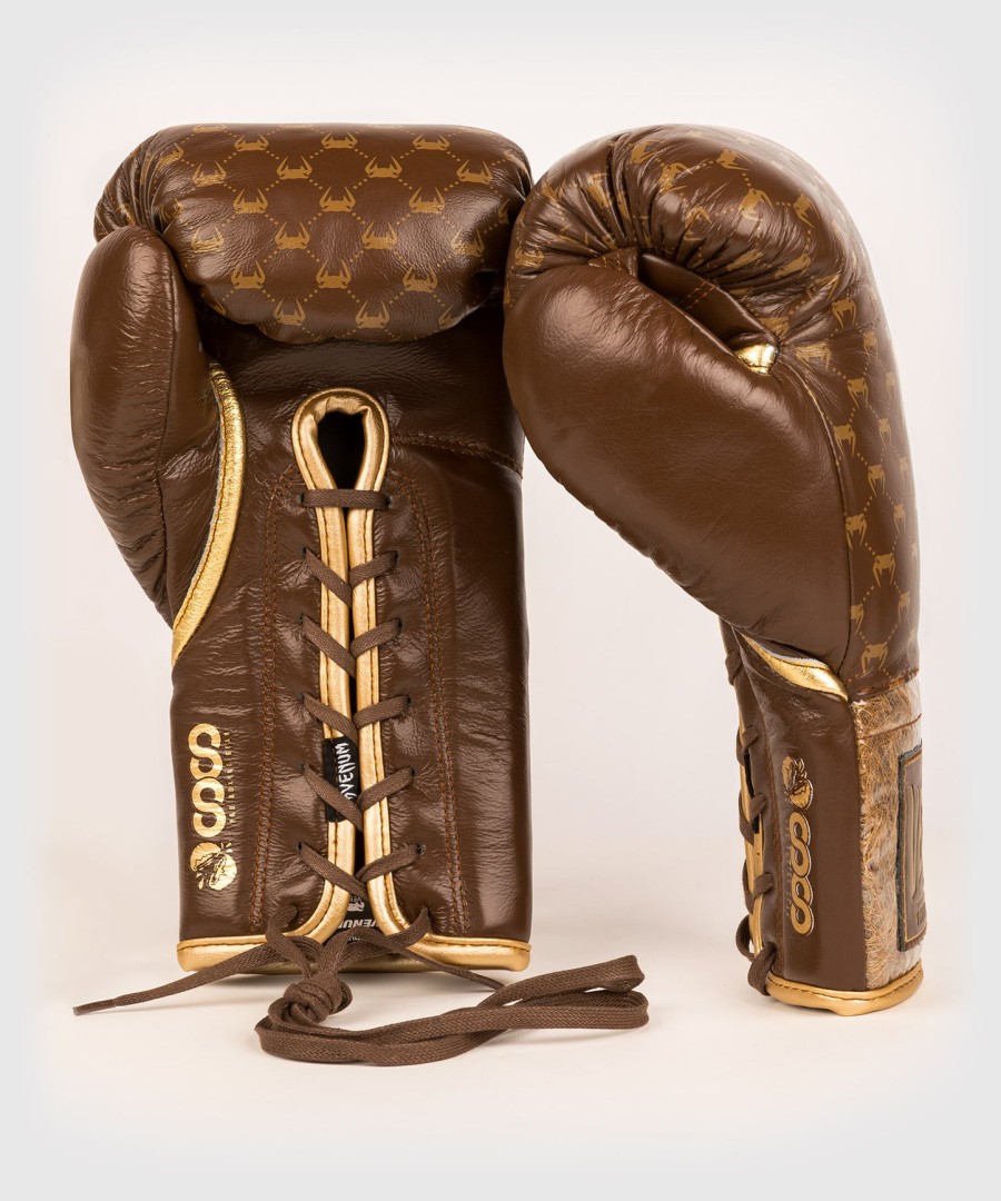 venum coco monogram pro lace up boksehandsker - grizzly brown