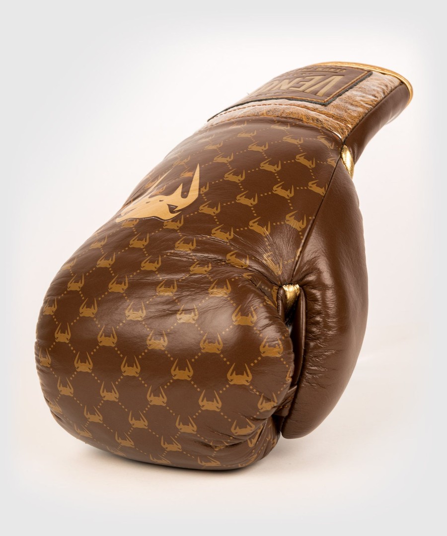 venum coco monogram pro lace up boksehandsker - grizzly brown