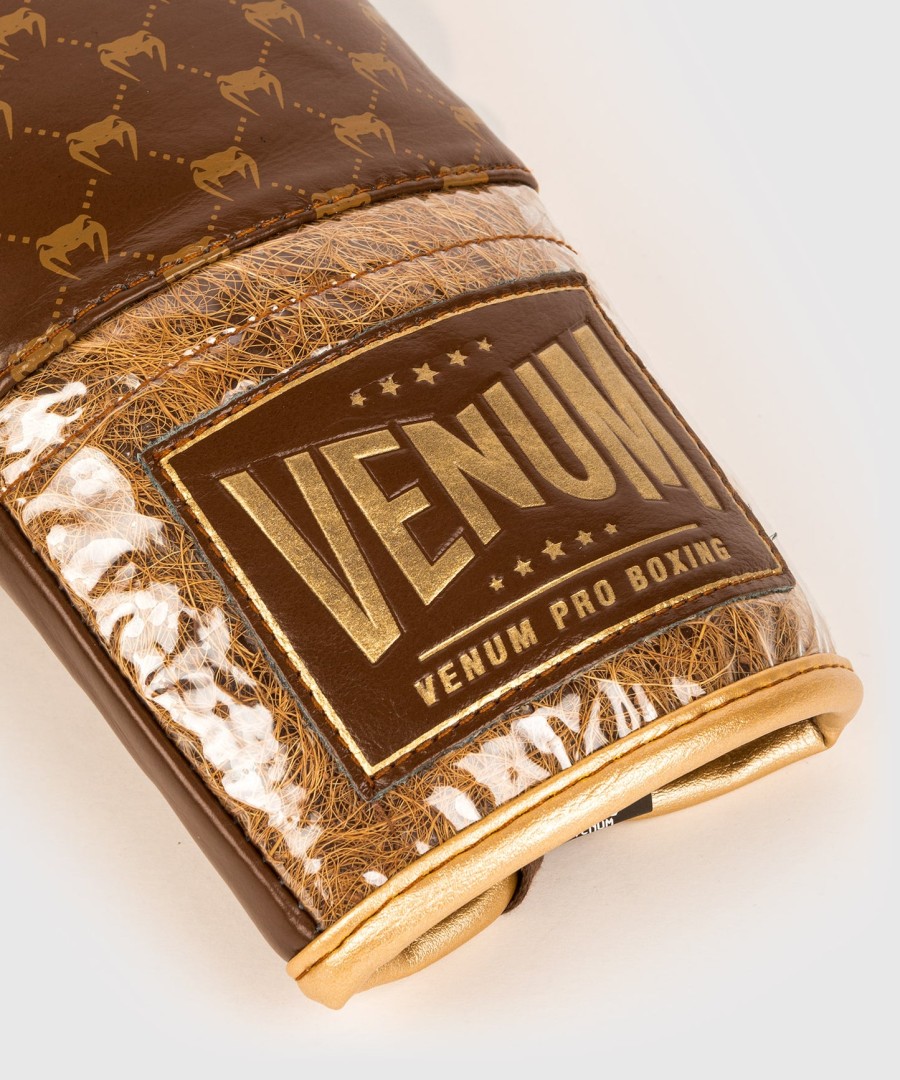 venum coco monogram pro lace up boksehandsker - grizzly brown