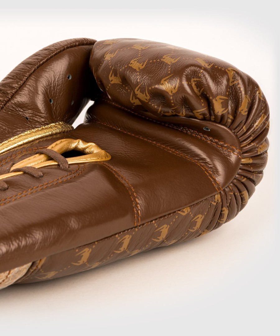 venum coco monogram pro lace up boksehandsker - grizzly brown