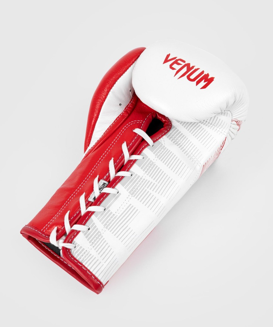 rws x venum officielle boksehandsker med snørebånd - hvide