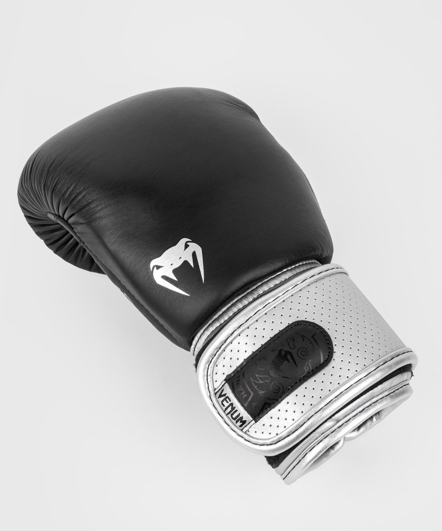 venum power 2.0 boksehandsker - sortsølv