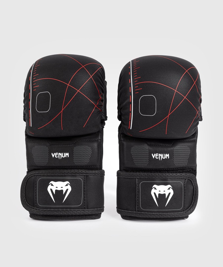 venum tactical xt sparringshandsker - sortildrød