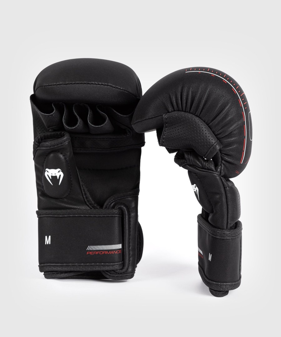 venum tactical xt sparringshandsker - sortildrød