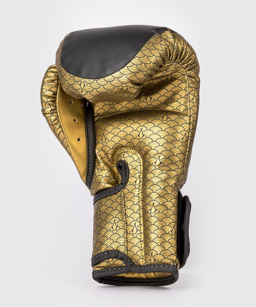 venum x assassin creed shadows boksehandsker - sortguld
