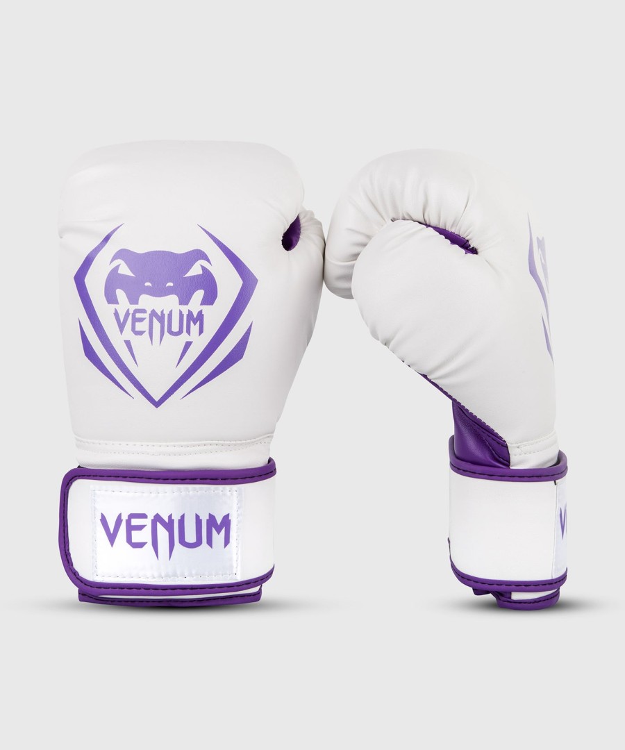 venum contender boksehandsker - hvidelilla