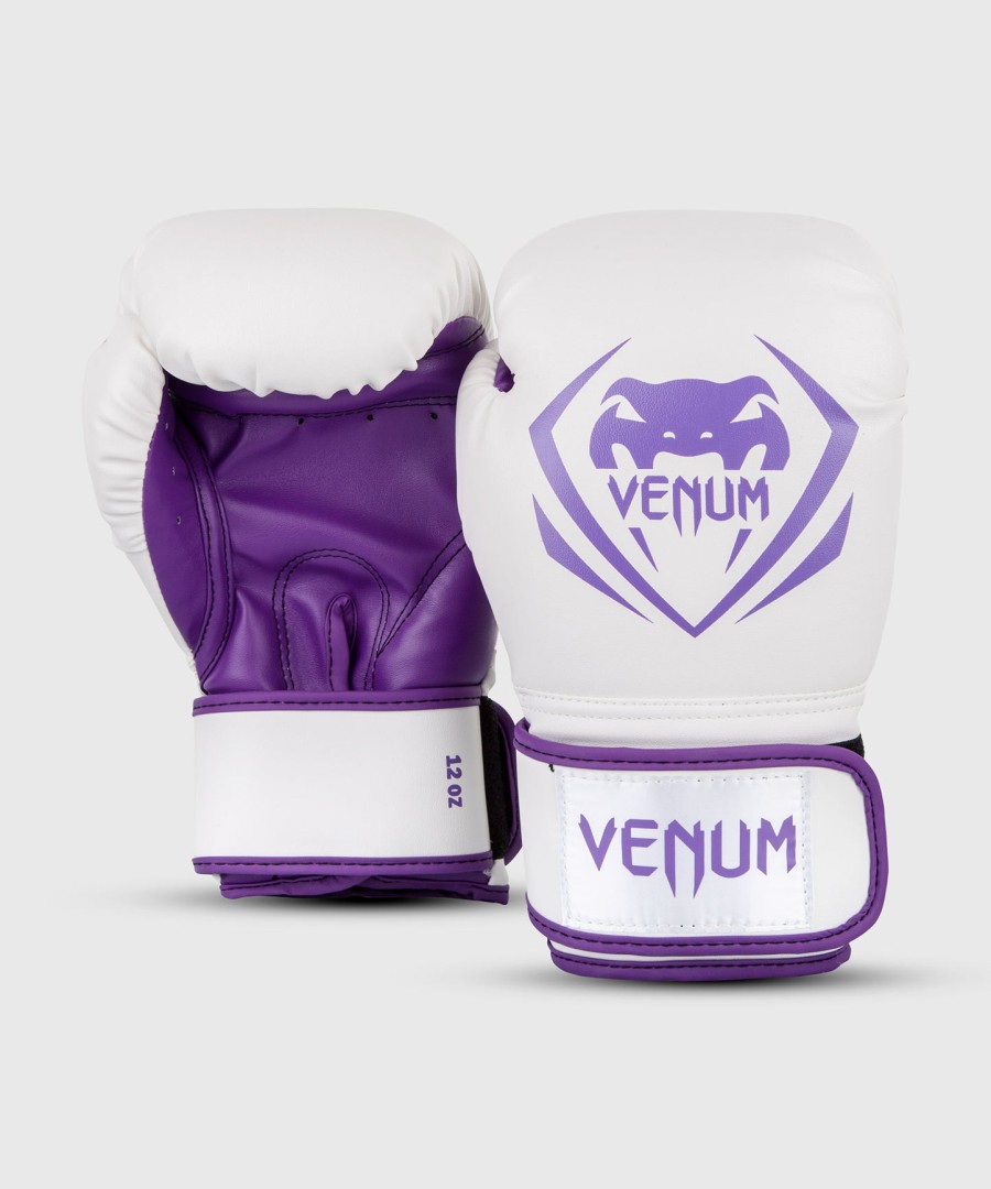 venum contender boksehandsker - hvidelilla