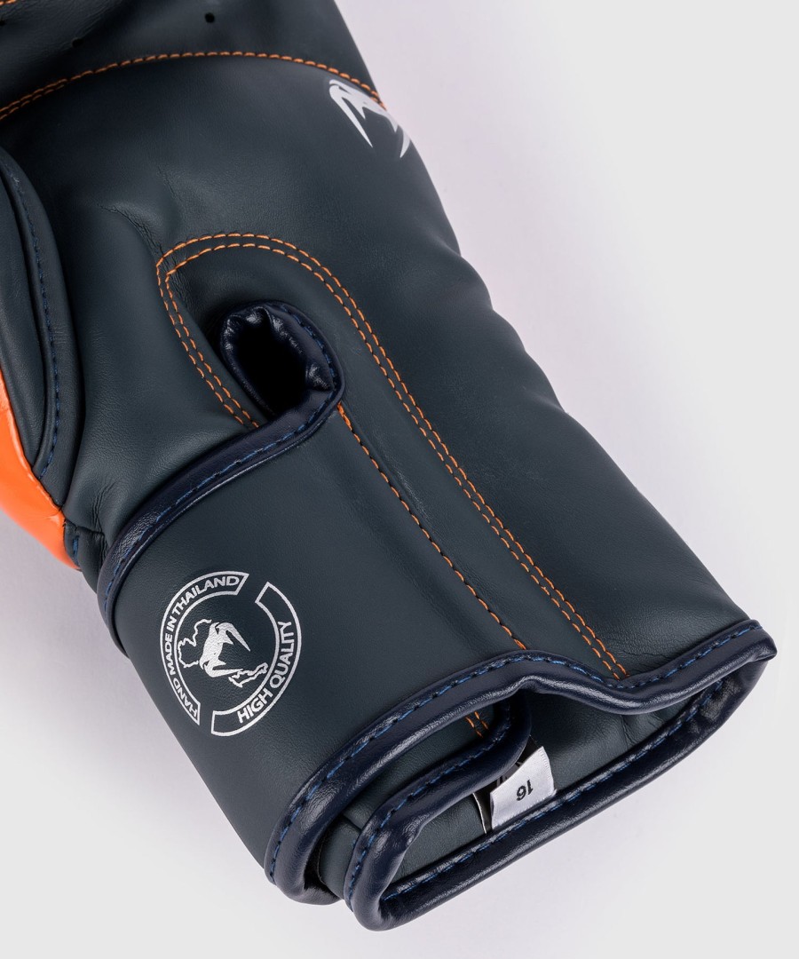 venum elite boksehandsker - marineblåsølvorange